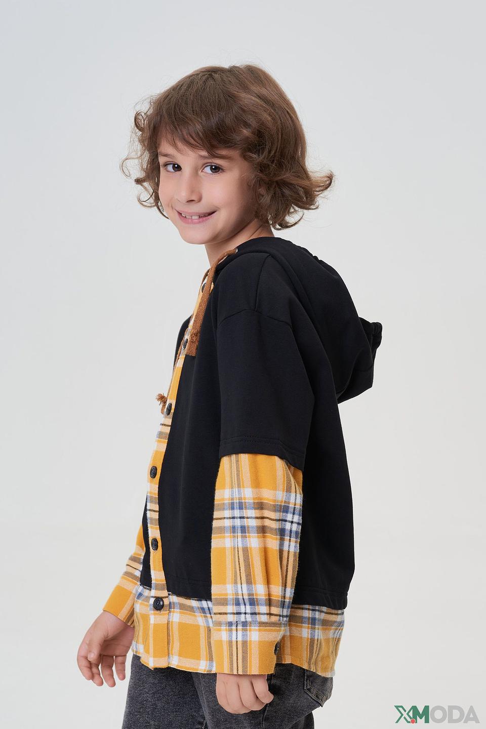 Джемпер Choupette чёрно-клетчатый