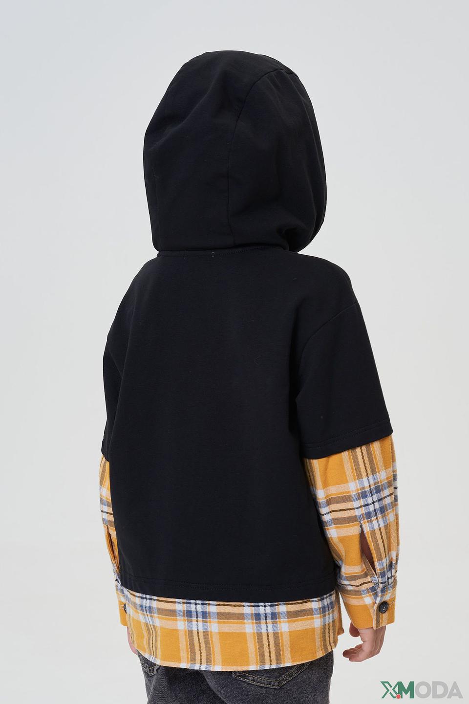 Джемпер Choupette чёрно-клетчатый