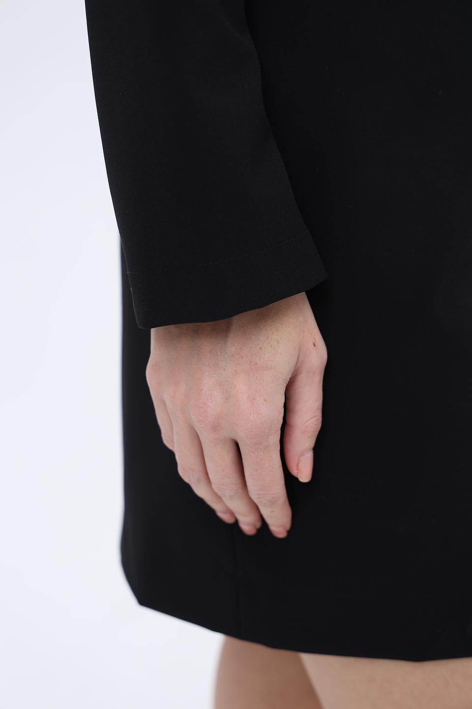 Платье Hugo чёрное с молнией