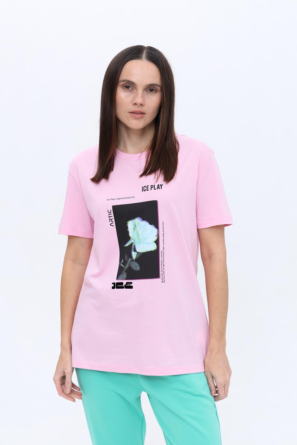 Футболка Ice Play жен. с принтом