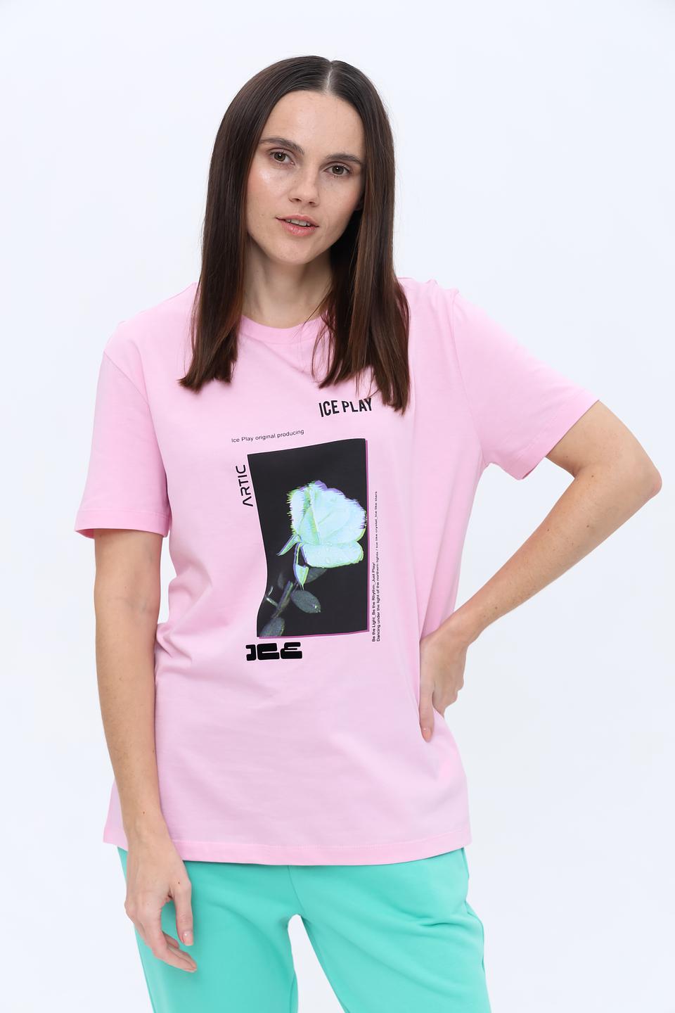 Футболка Ice Play жен. с принтом