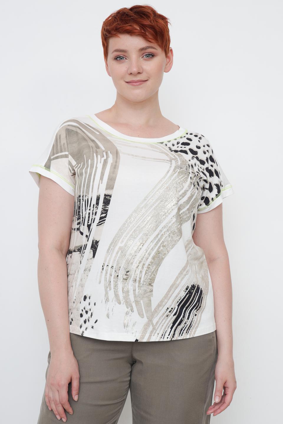 Футболка Tuzzi с принтом белая