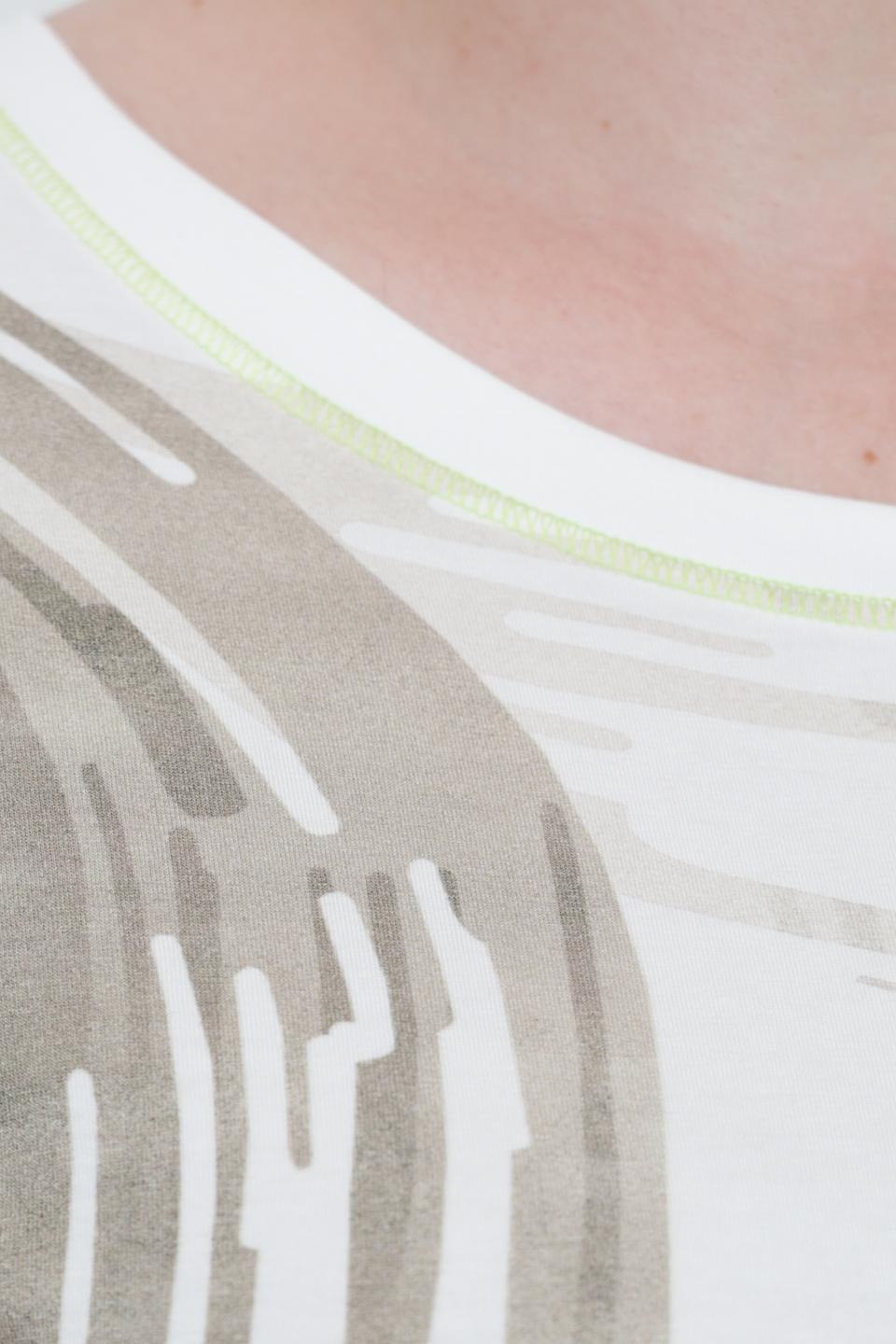 Футболка Tuzzi с принтом белая