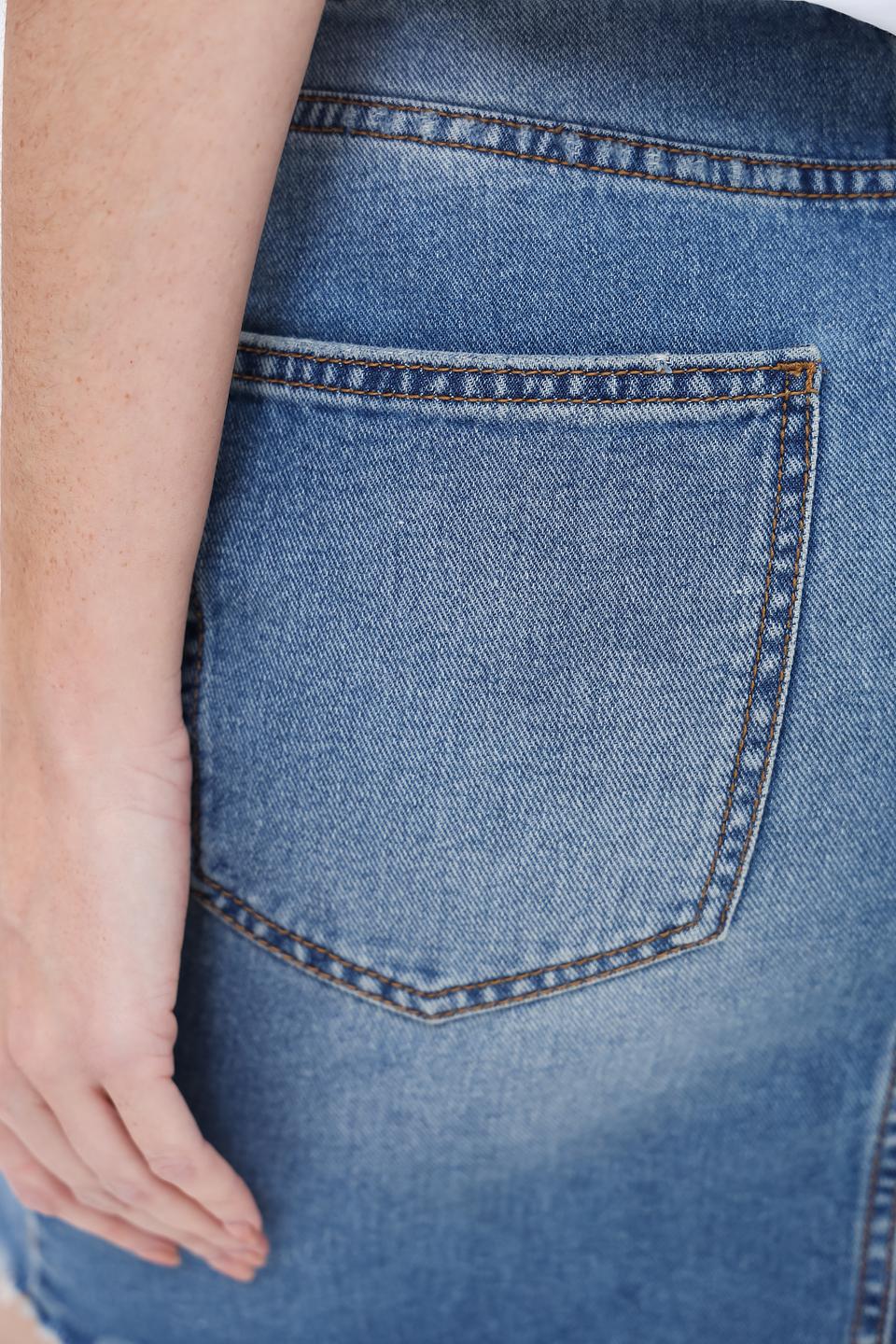 Юбка джинсовая Alcott голубая