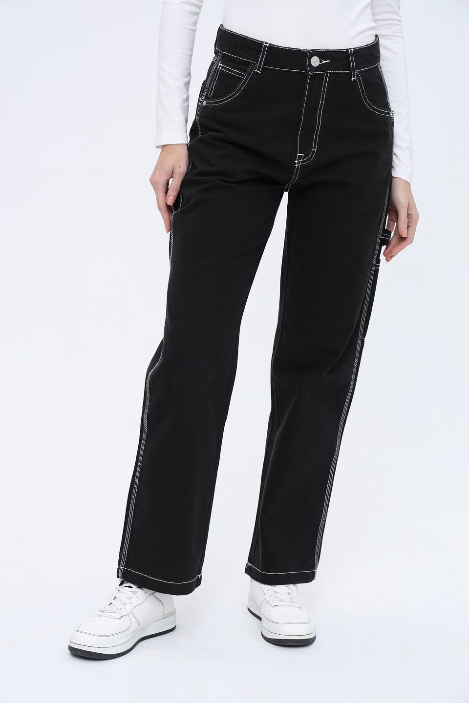 Брюки Alcott карго чёрные