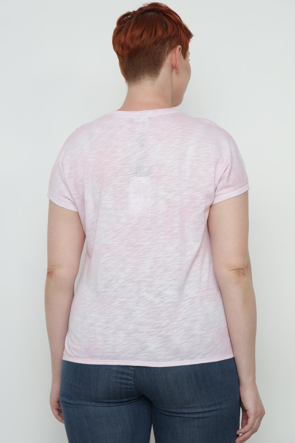 Футболка Thomas Rabe с принтом розовый