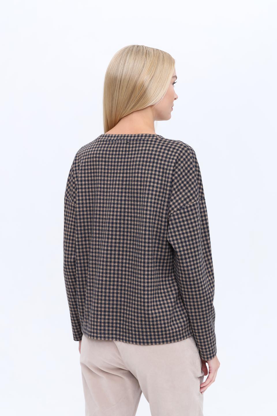 Пуловер Tom Tailor в клетку