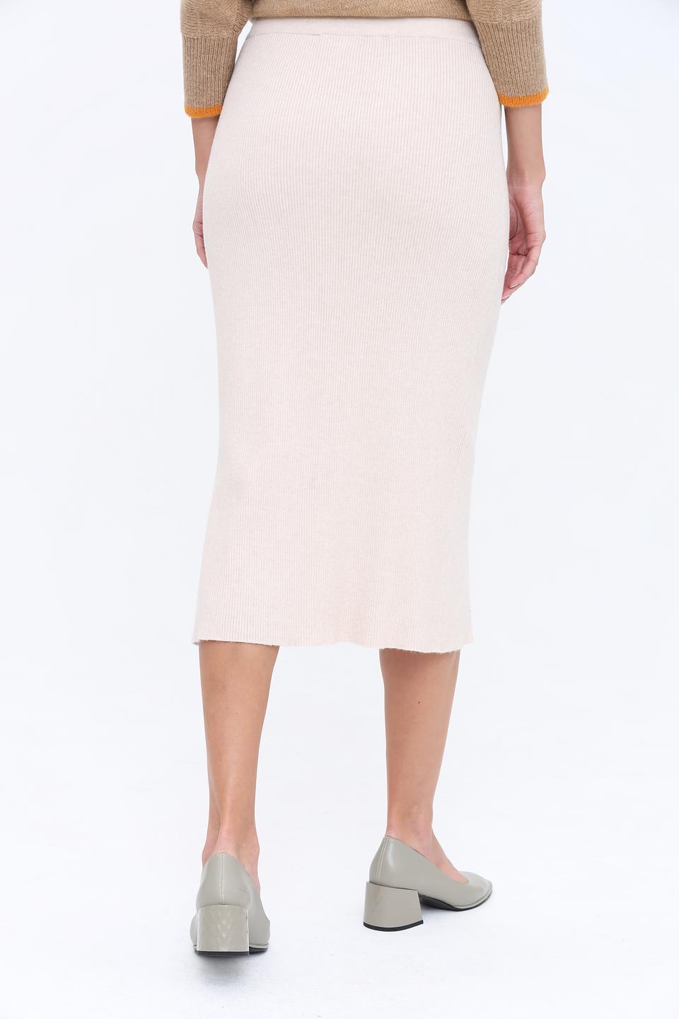 Юбка Broadway трикотажная бежевая