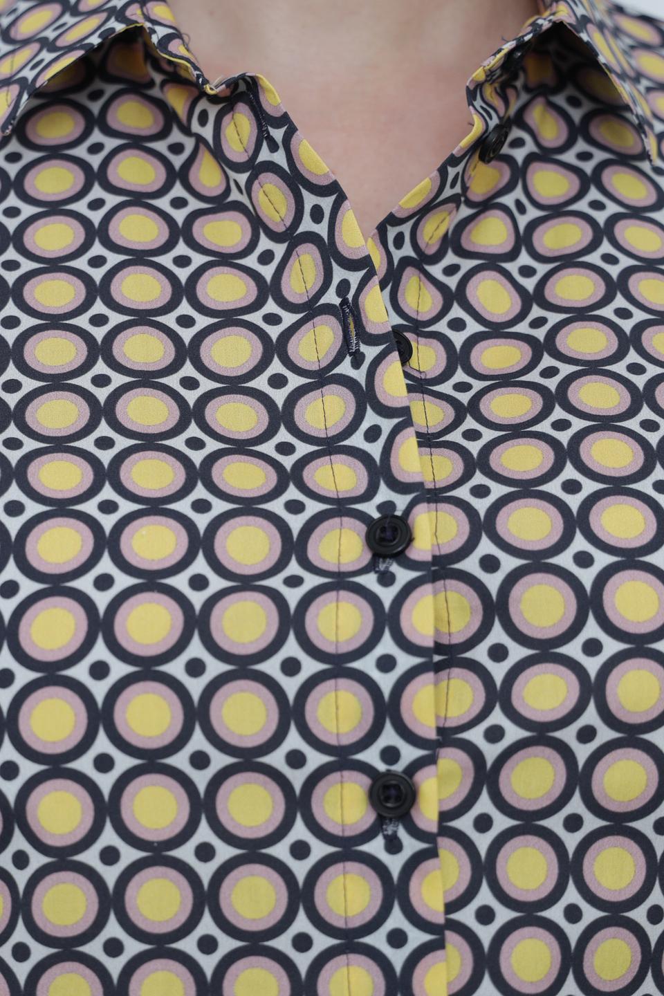 Рубашка Erfo с геометрическим принтом