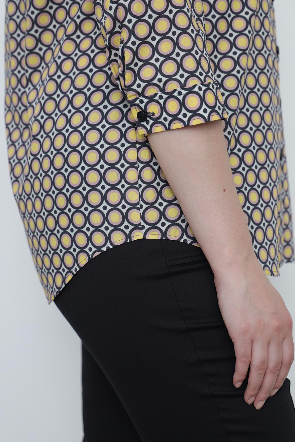 Рубашка Erfo с геометрическим принтом