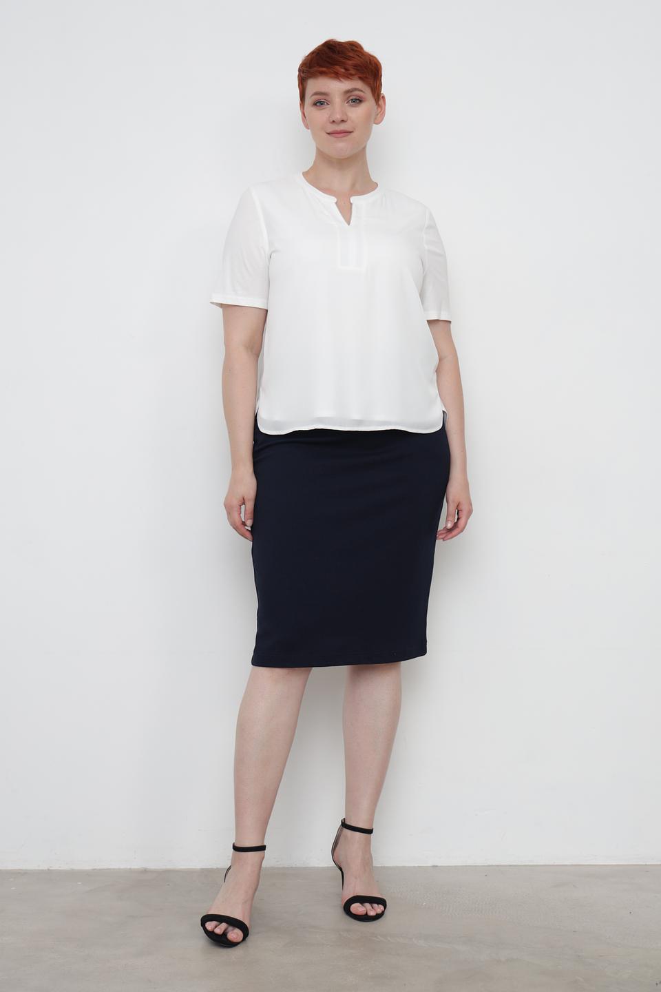 Блуза Frank Walder с V-образным вырезом