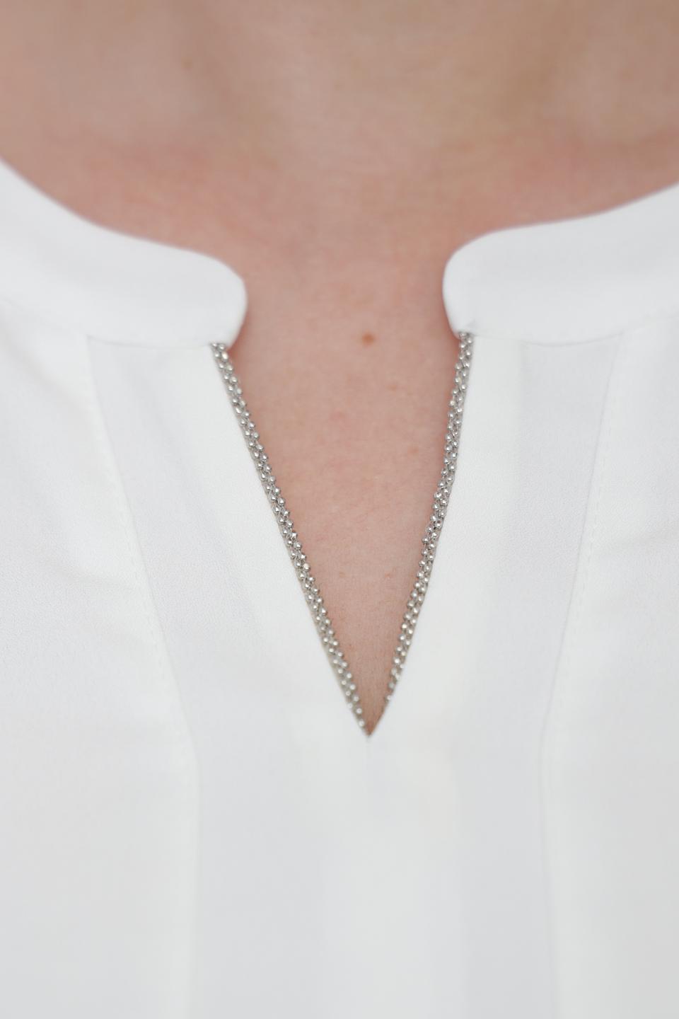 Блуза Frank Walder с V-образным вырезом