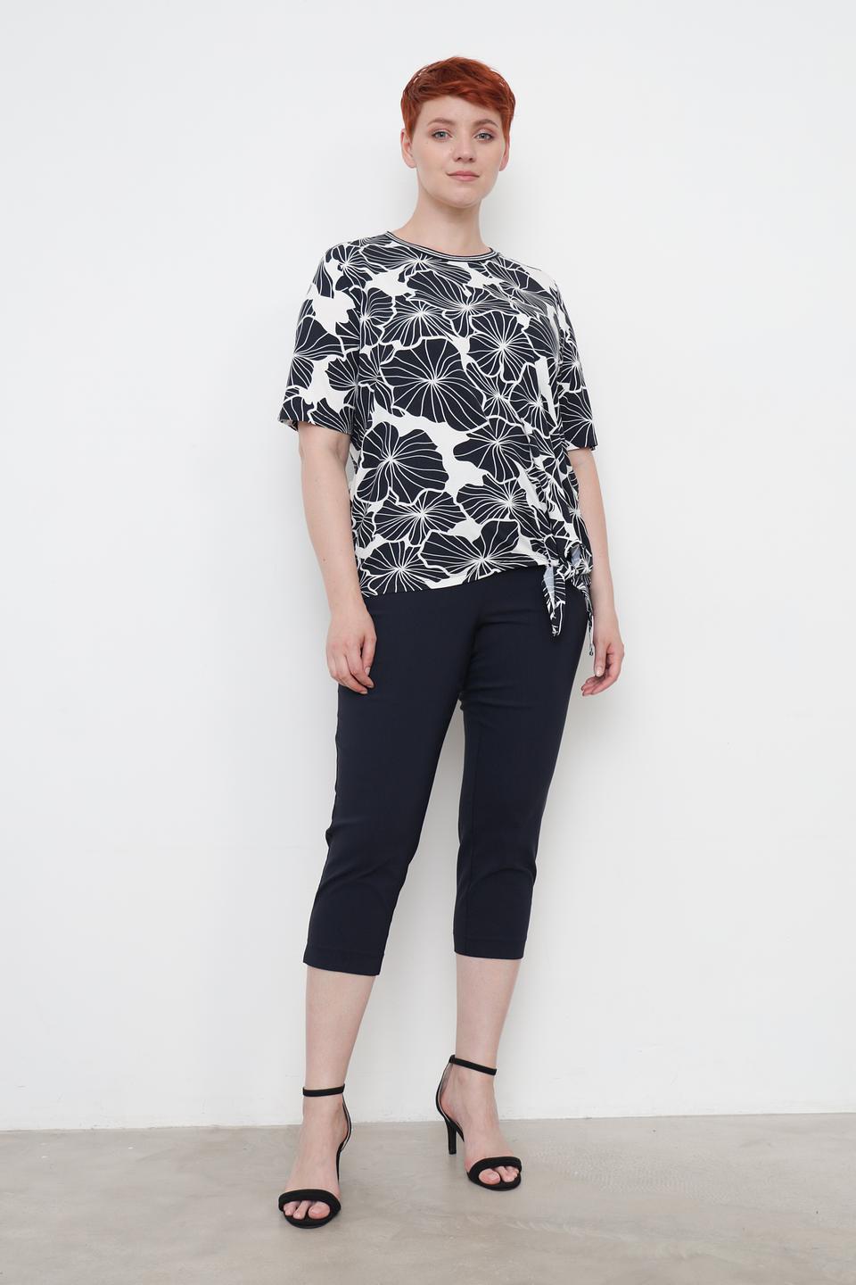 Блуза Frapp с цветочным принтом