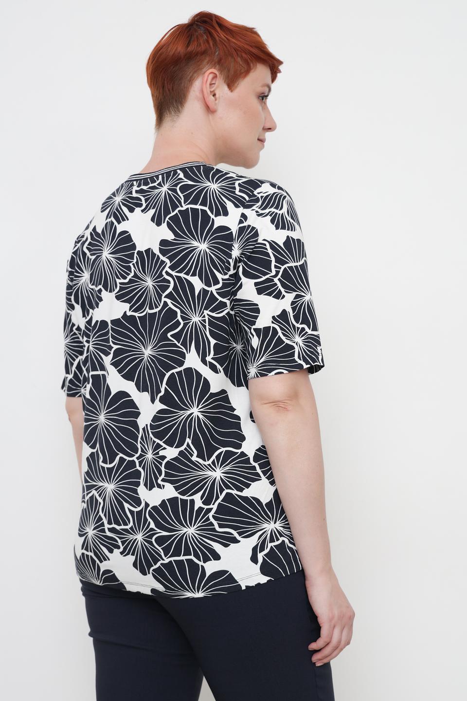 Блуза Frapp с цветочным принтом