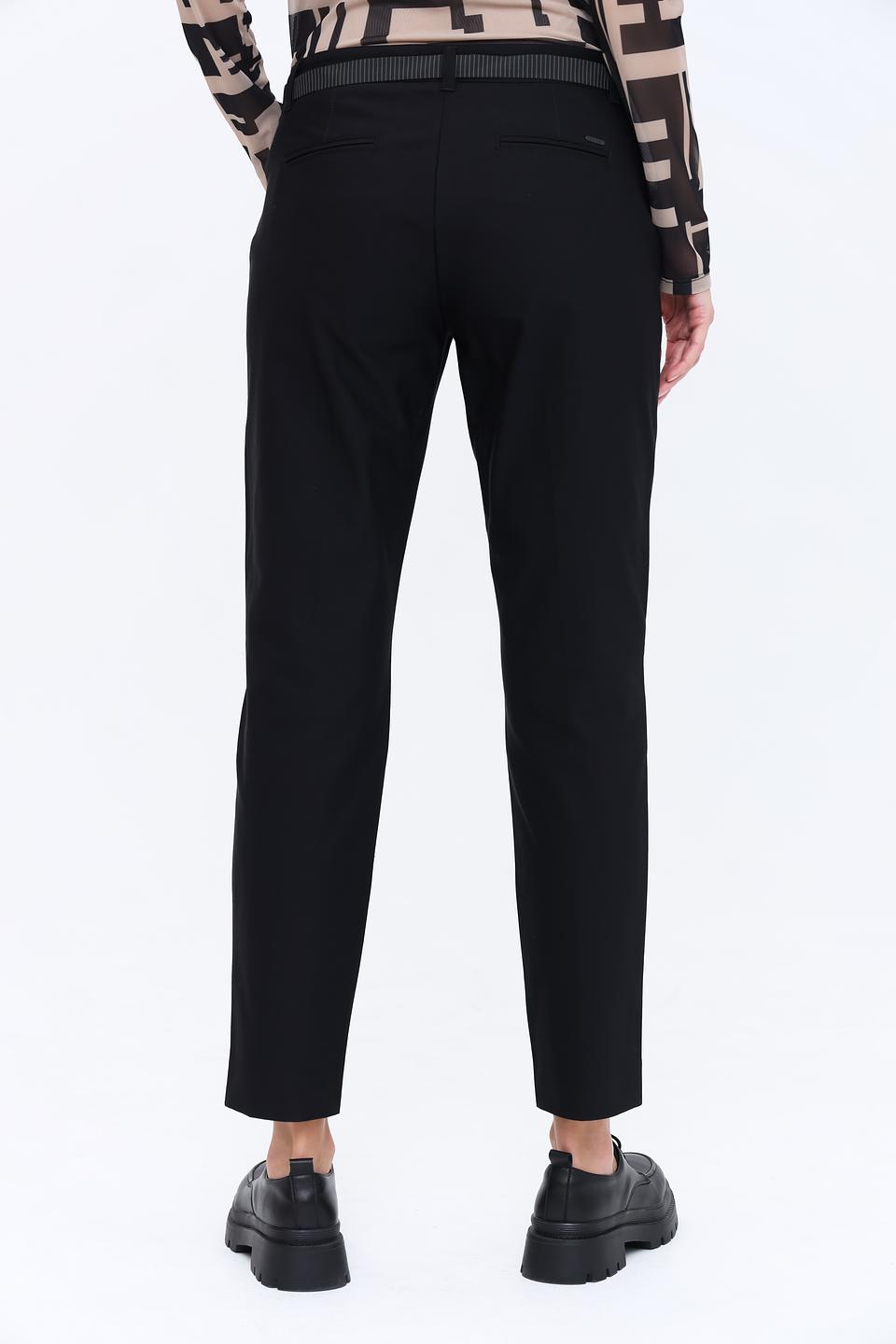 Брюки Ppep. с поясом чёрные