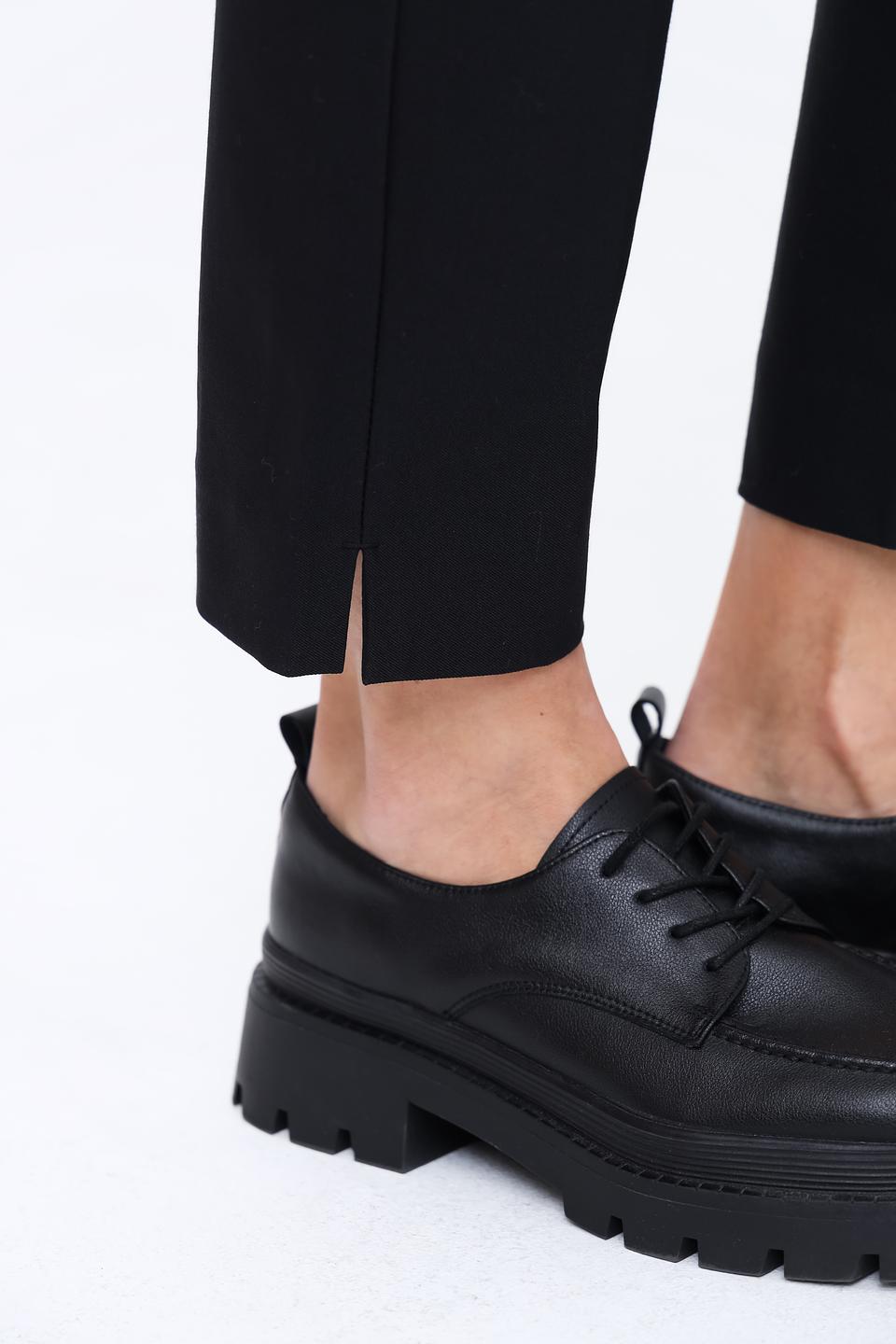 Брюки Ppep. с поясом чёрные