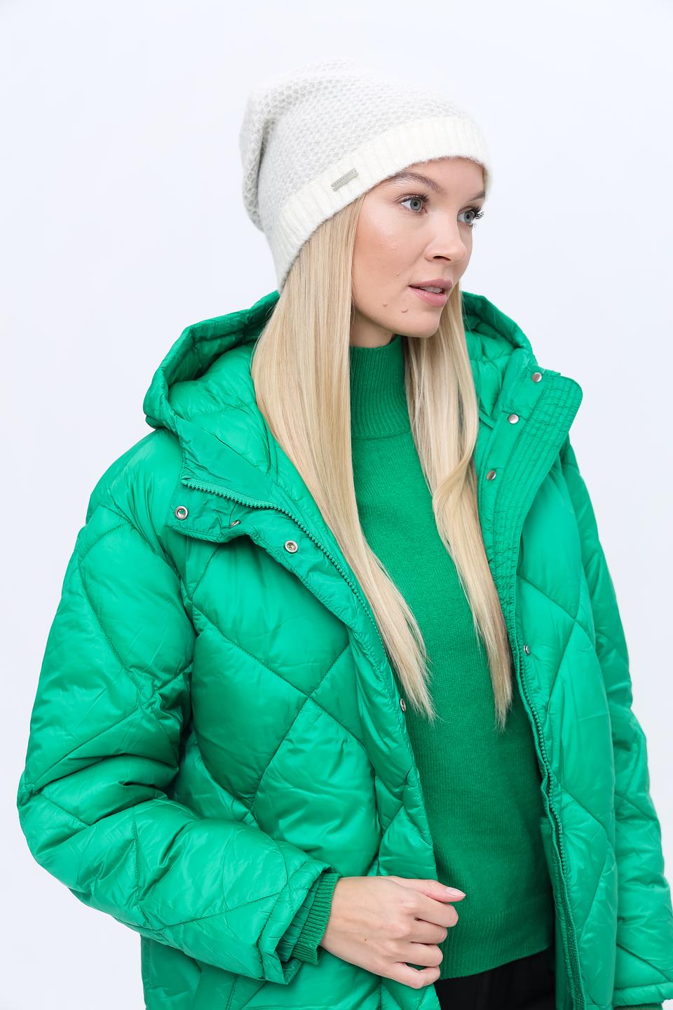 Шапка Marhatter вязаная белая