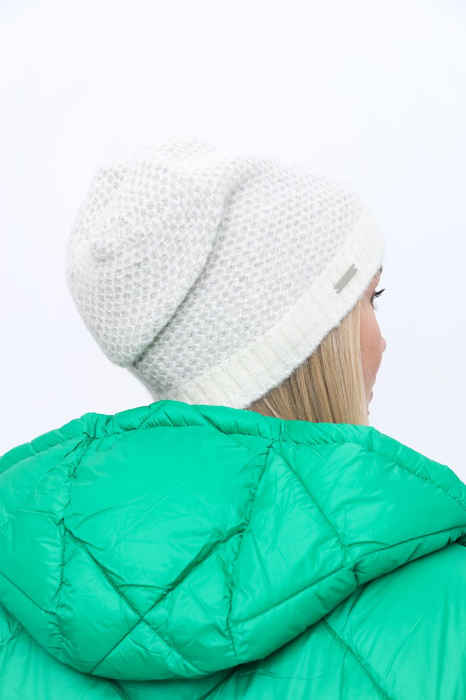 Шапка Marhatter вязаная белая