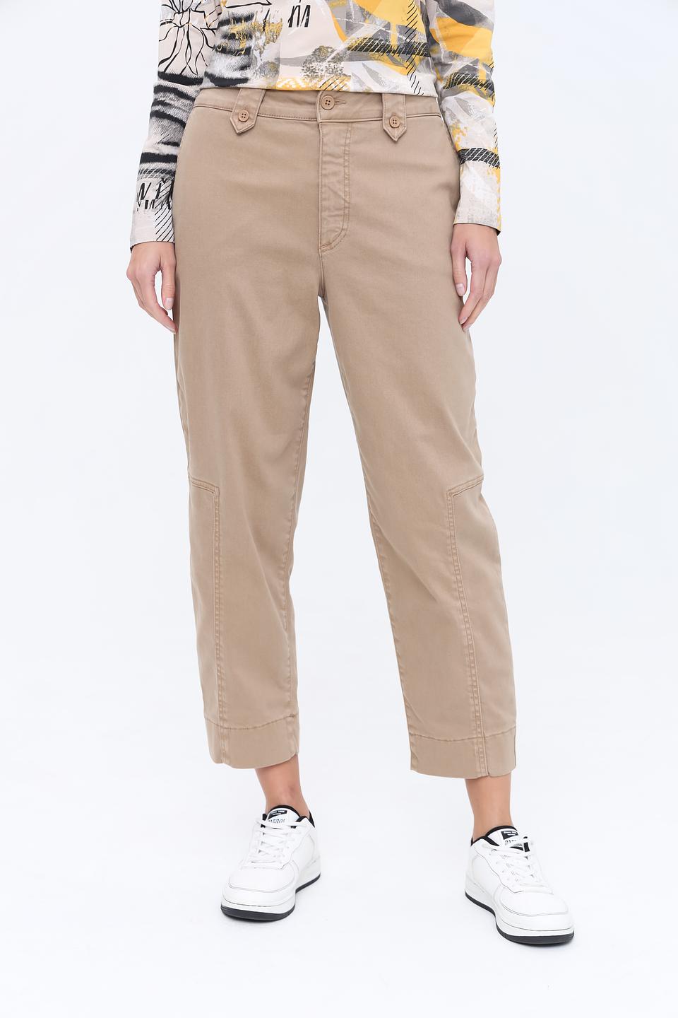 Брюки кюлоты Marc Aurel бежевые