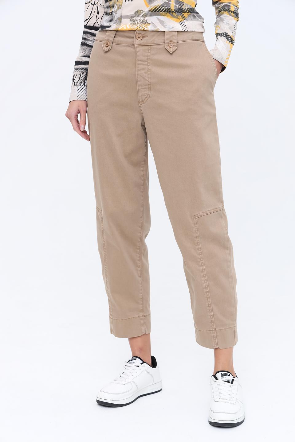 Брюки кюлоты Marc Aurel бежевые