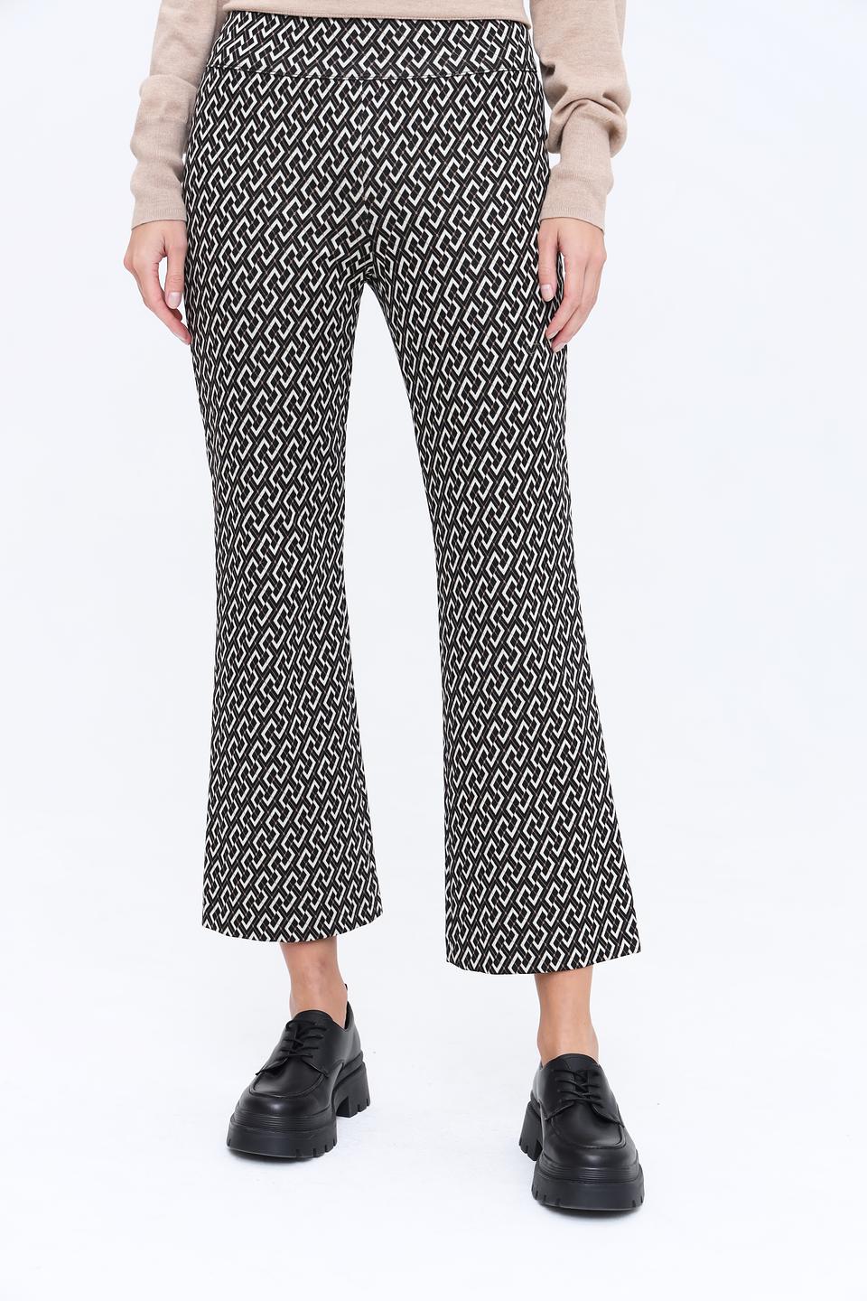 Брюки Marc Aurel в геометрический принт
