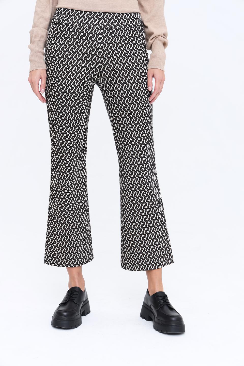 Брюки Marc Aurel в геометрический принт
