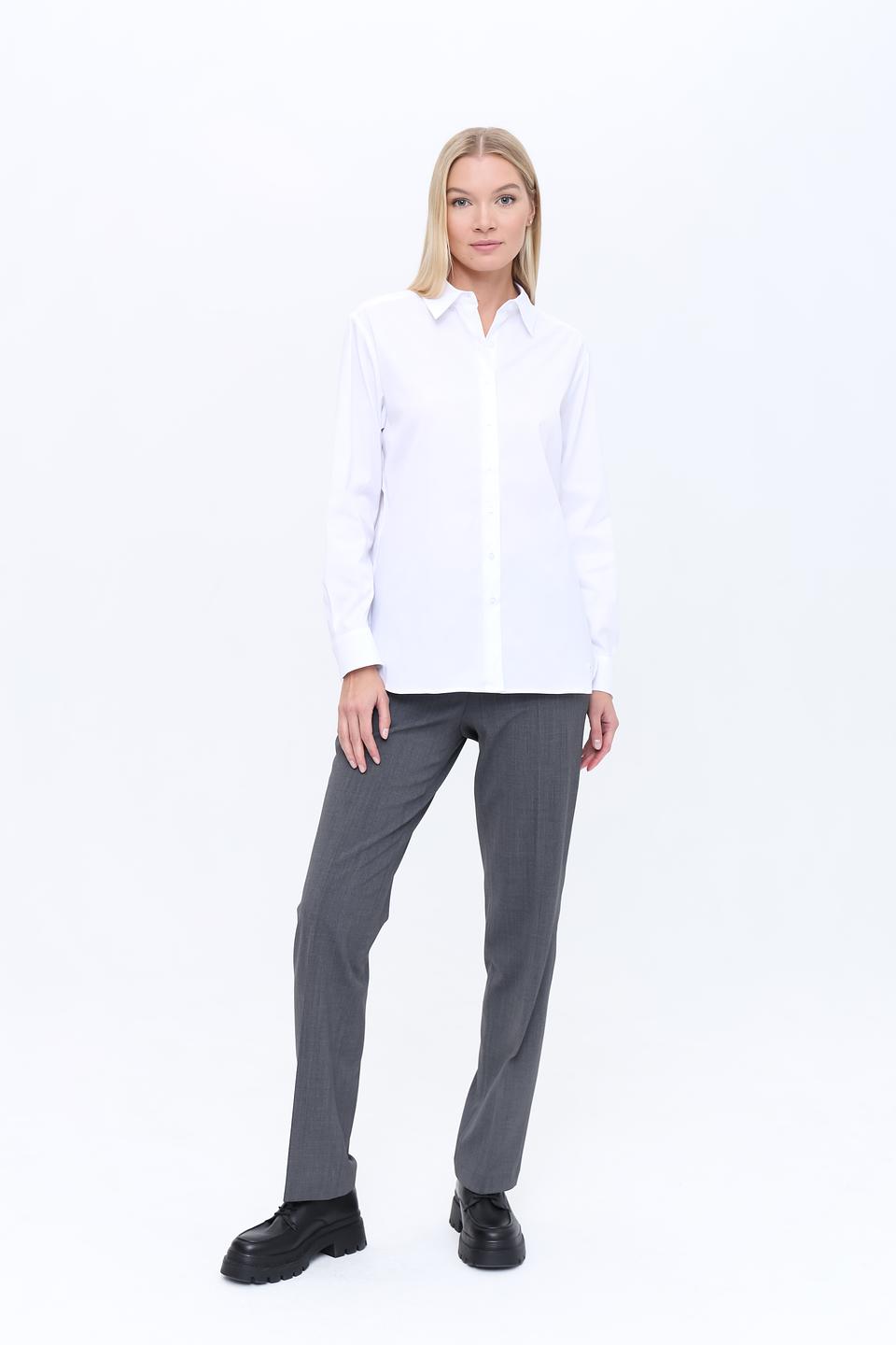 Рубашка Olsen приталенная белая