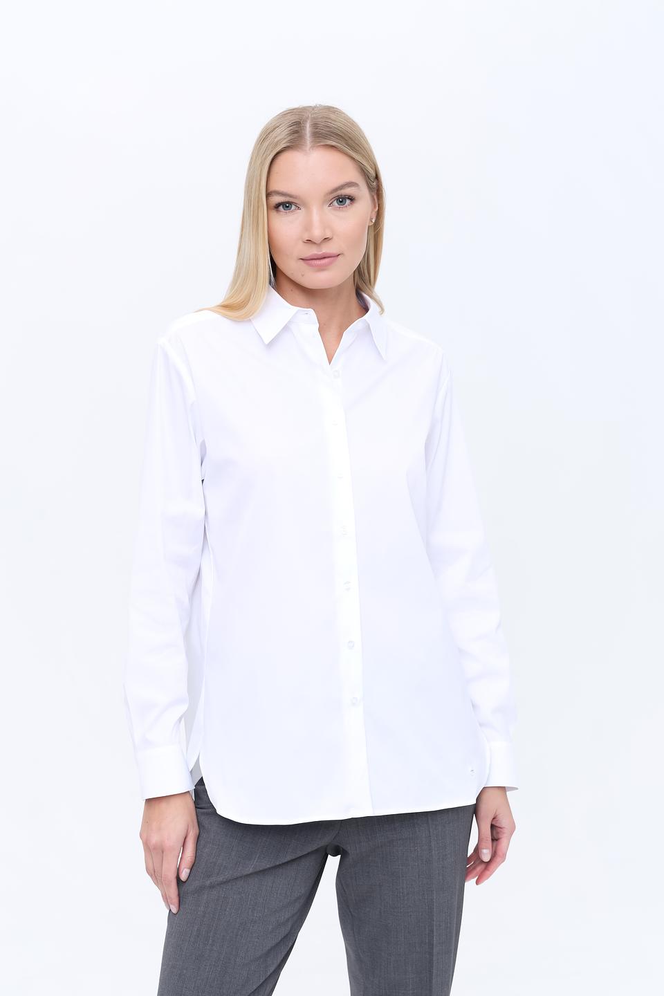 Рубашка Olsen приталенная белая