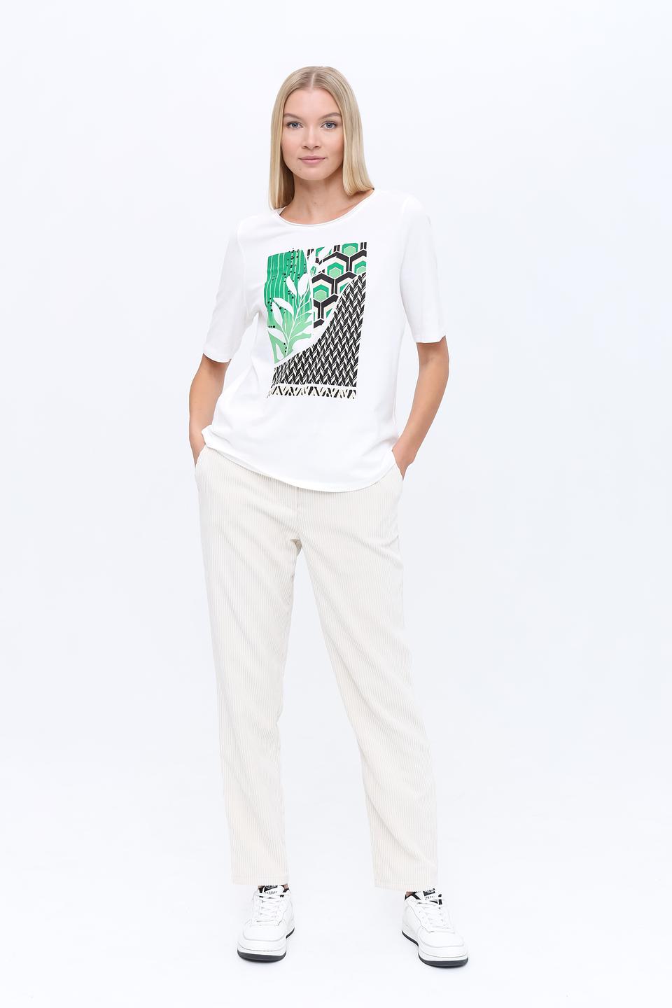 Футболка Oui с принтом зелень