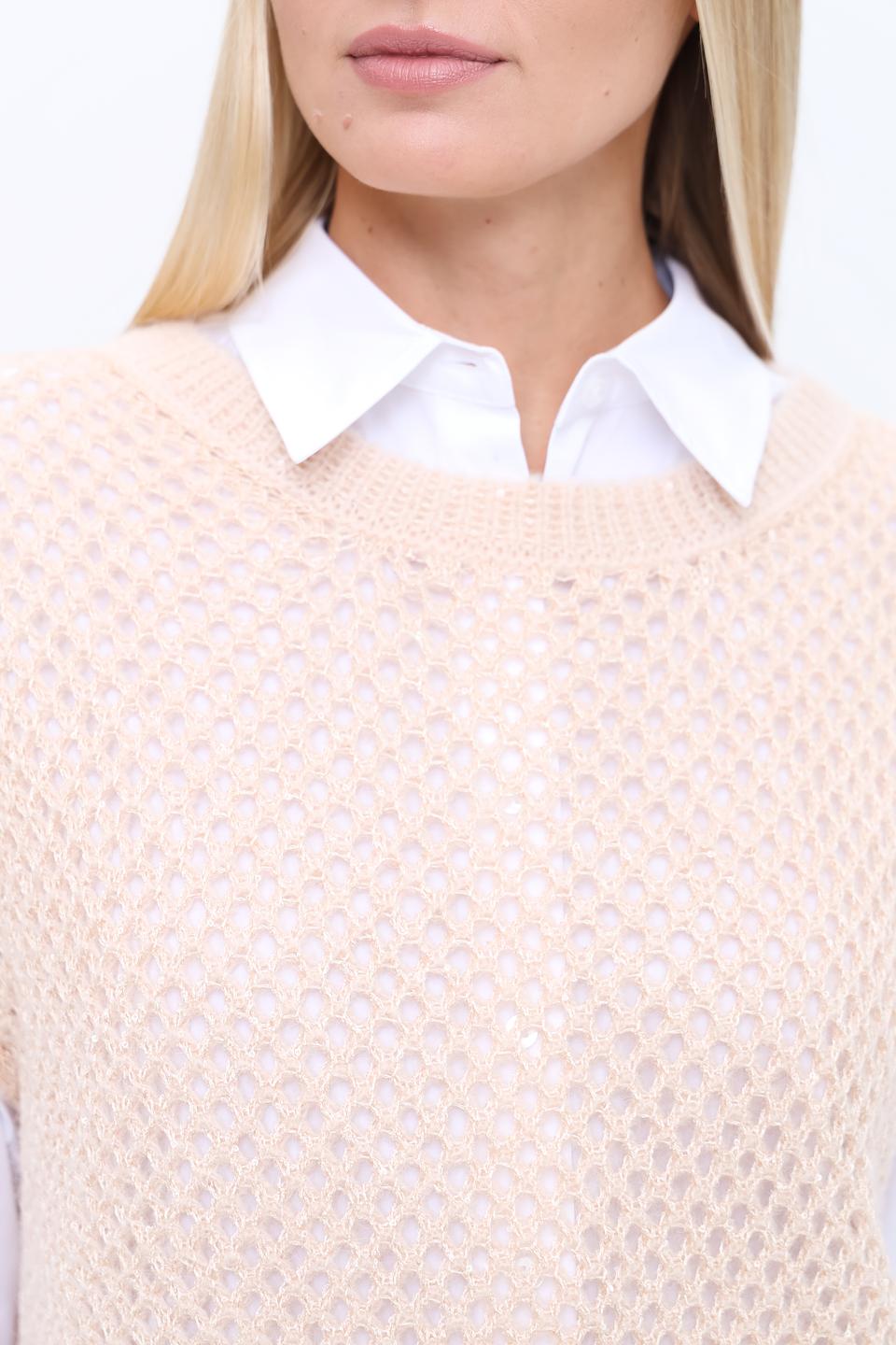 Жилет Marc Cain вязаный персиковый