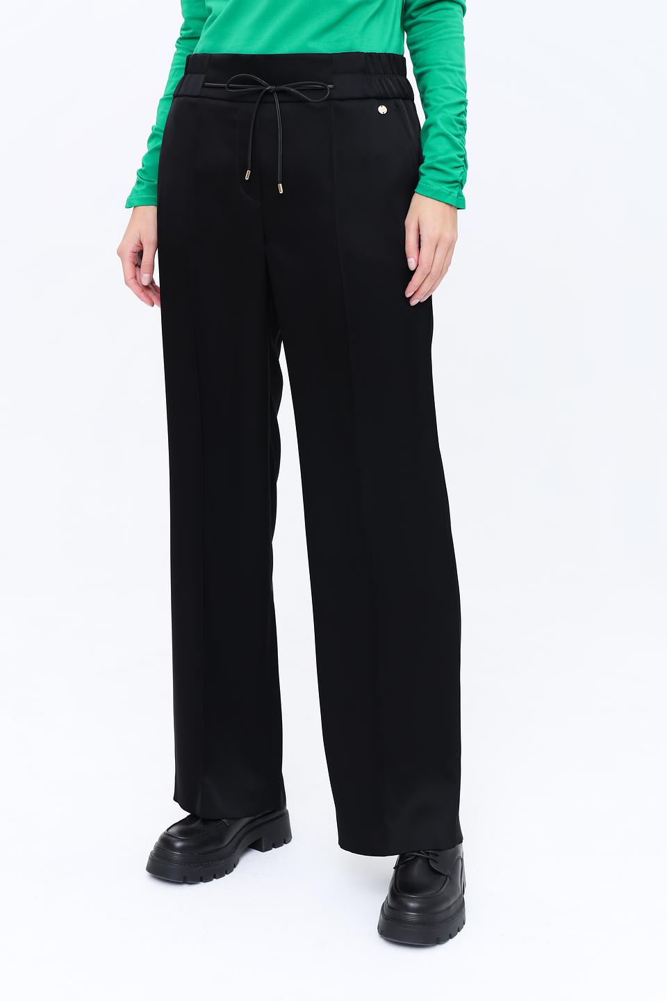 Брюки Marc Cain с завязками чёрные