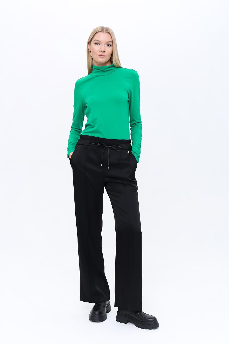 Брюки Marc Cain с завязками чёрные