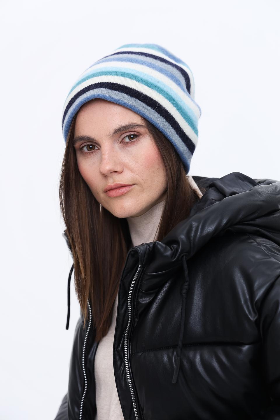Шапка Seeberger полосатая