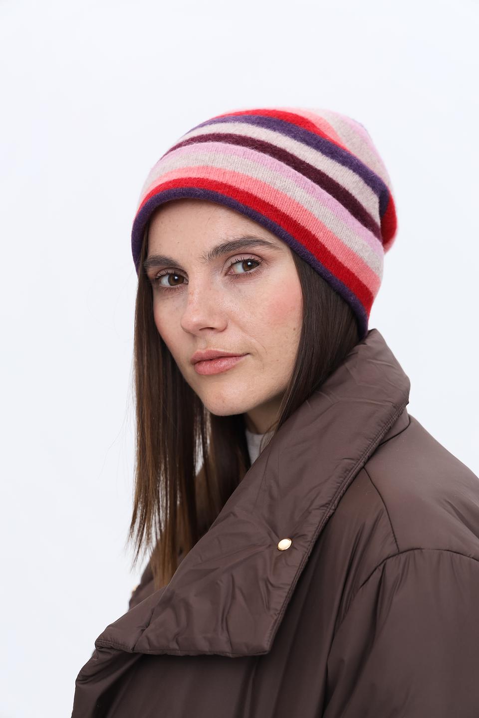 Шапка Seeberger полосатая