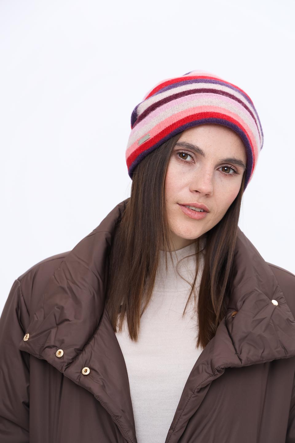 Шапка Seeberger полосатая