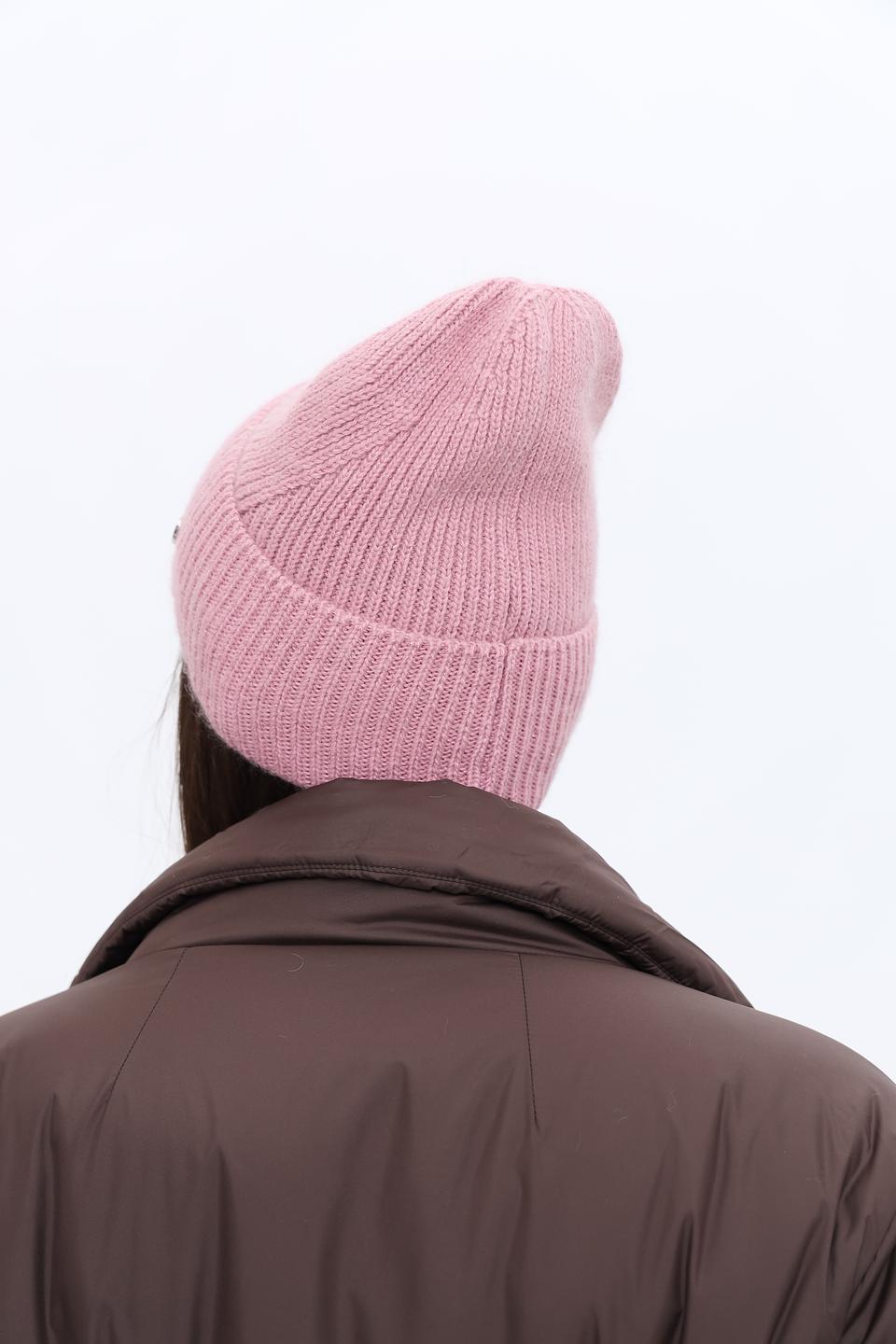 Шапка Marhatter вязаная розовая