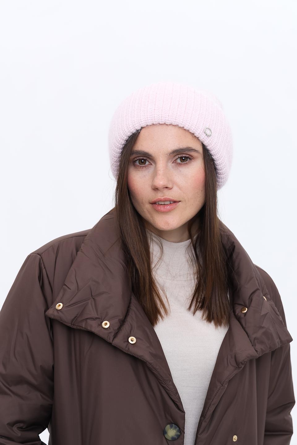 Шапка Marhatter вязаная розовая