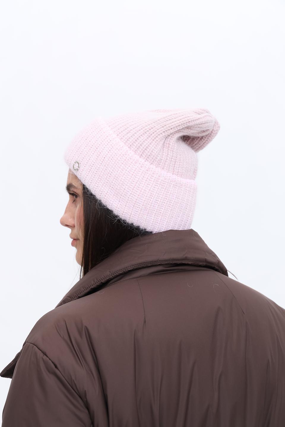 Шапка Marhatter вязаная розовая