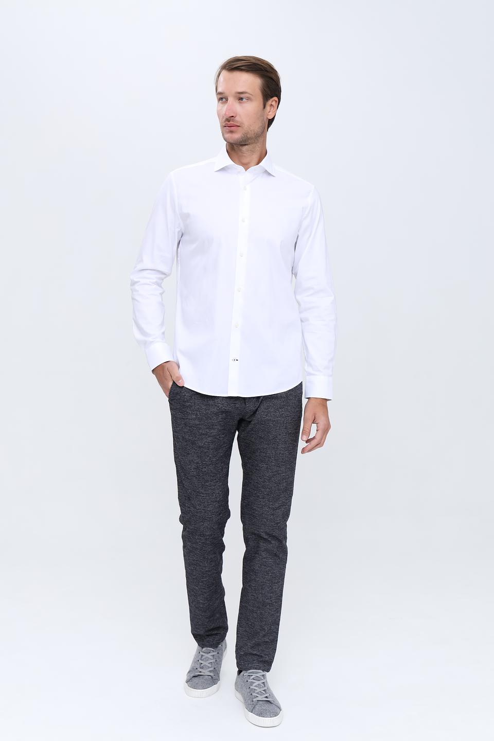 Брюки Bugatti клетка серые