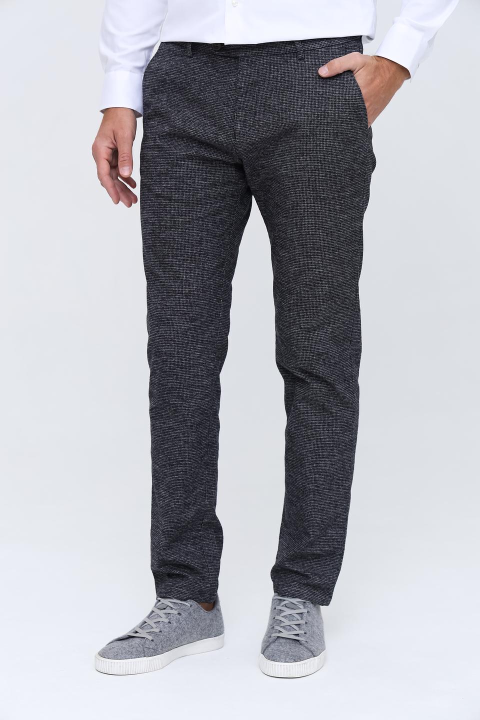 Брюки Bugatti клетка серые