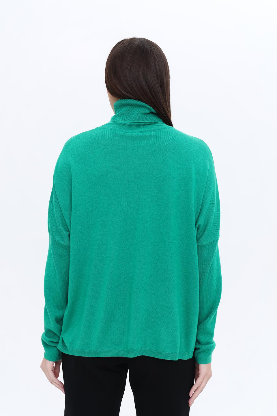 Пуловер Marc Aurel зелёный с горлом