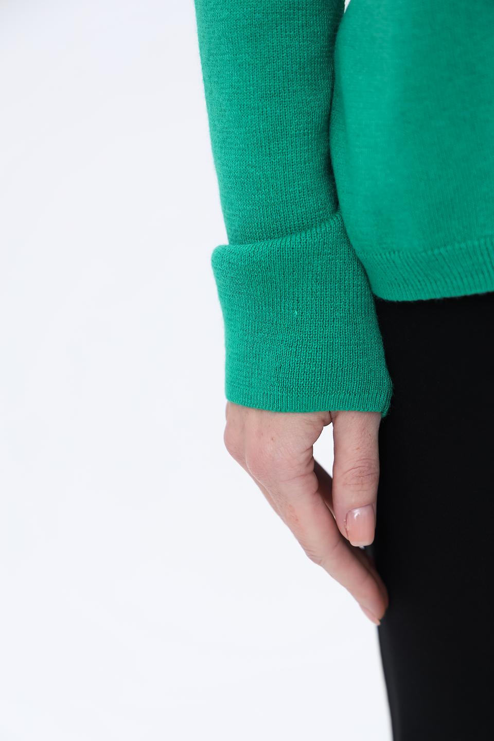 Пуловер Marc Aurel зелёный с горлом