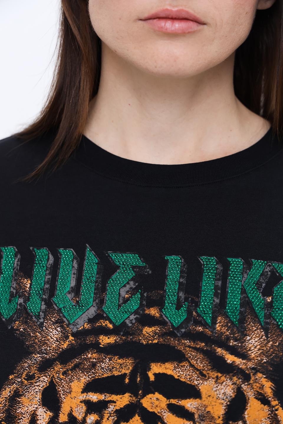 Футболка Marc Aurel с тигром чёрная