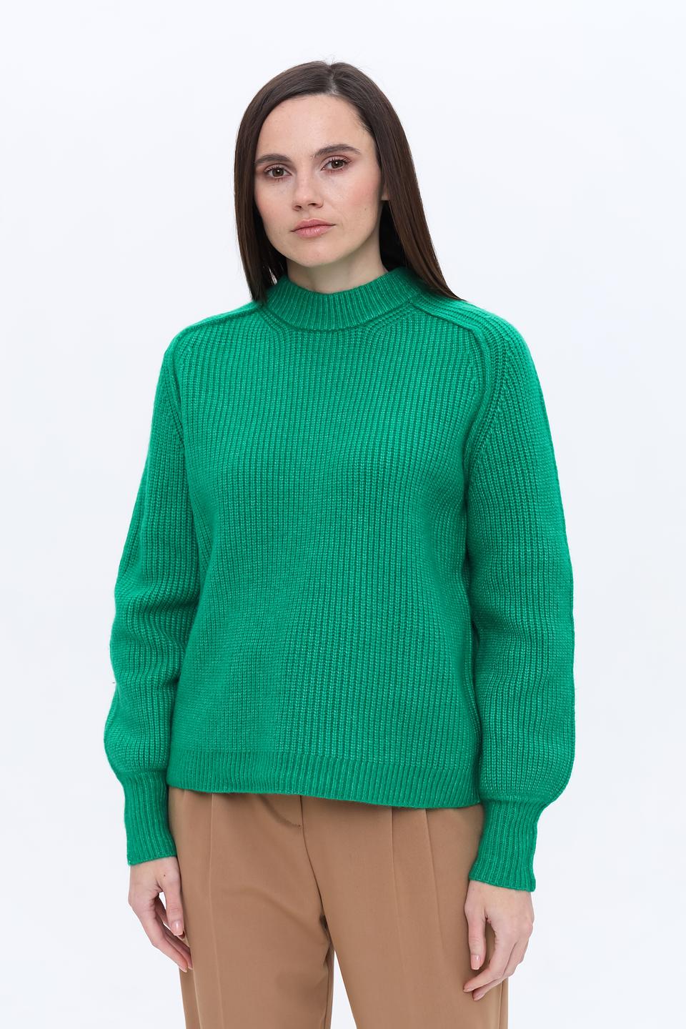 Пуловер Marc Aurel зелёный с горлом
