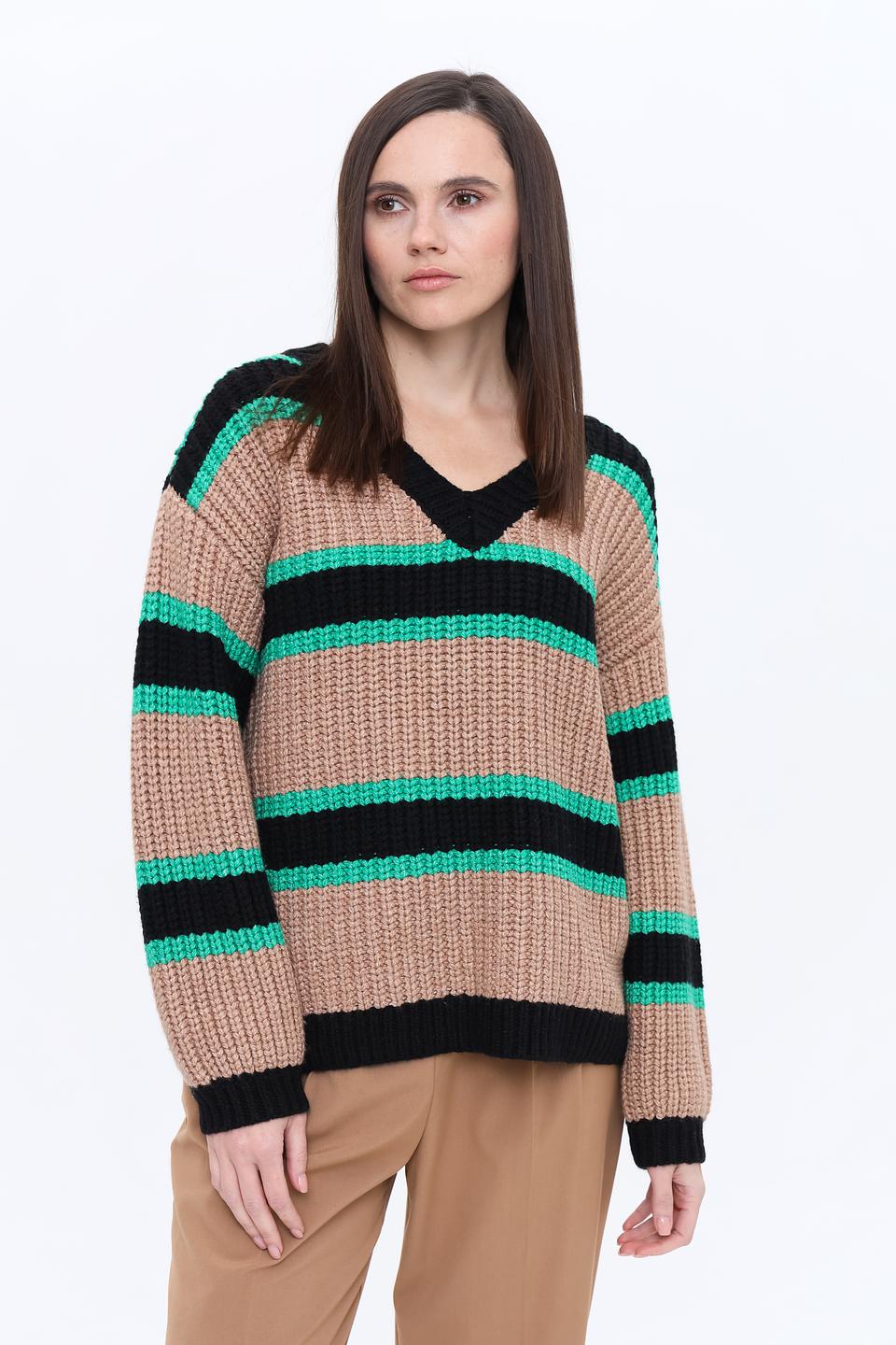 Пуловер Marc Aurel в полоску