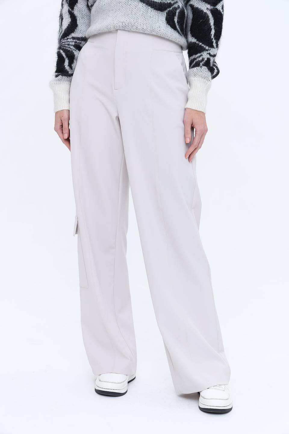 Брюки клёш Monari светло-серые