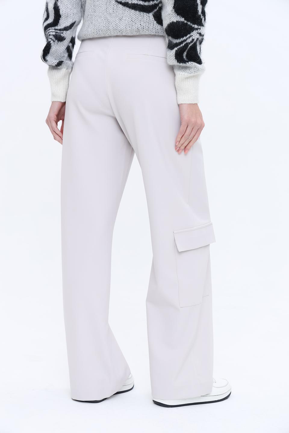 Брюки клёш Monari светло-серые