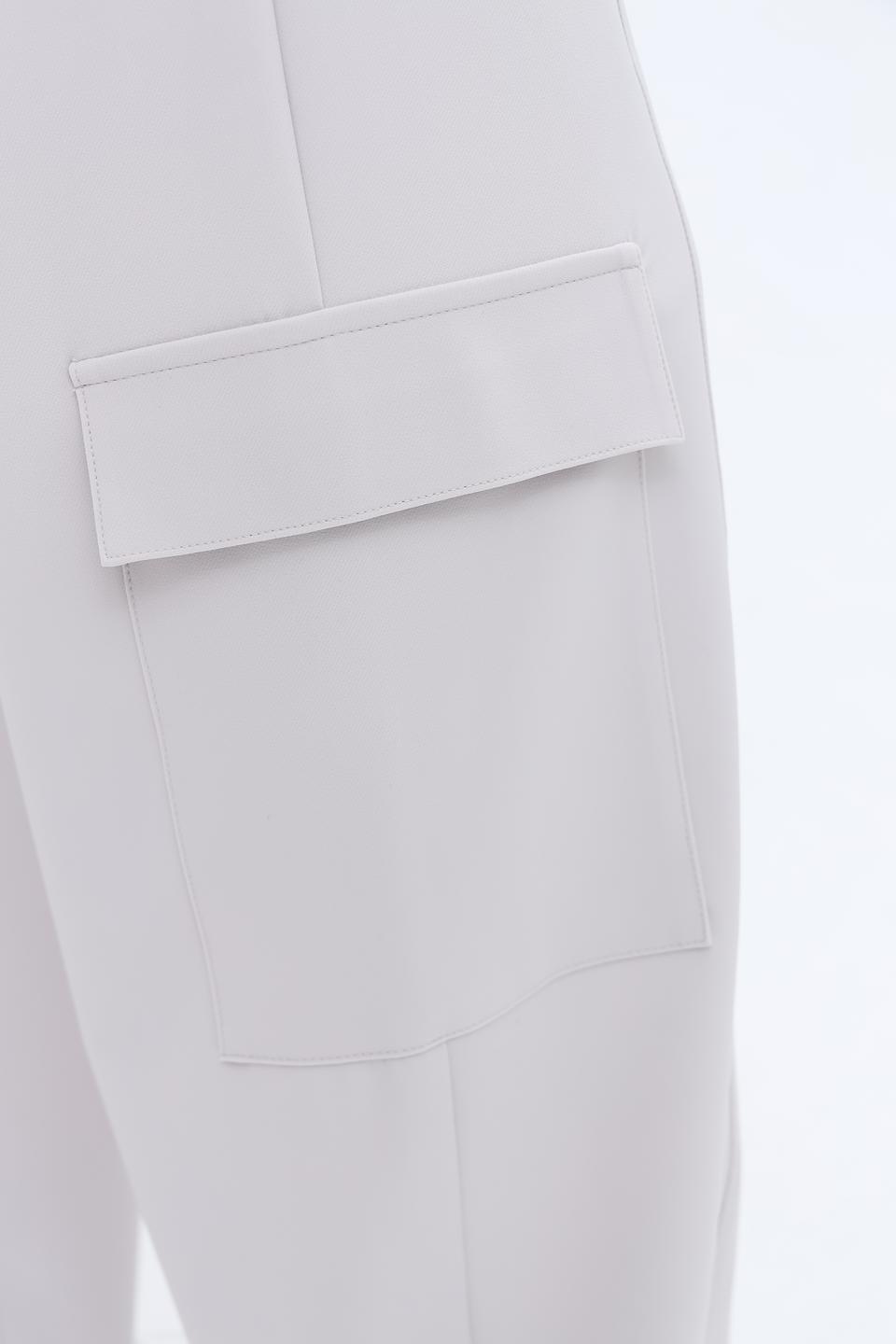 Брюки клёш Monari светло-серые