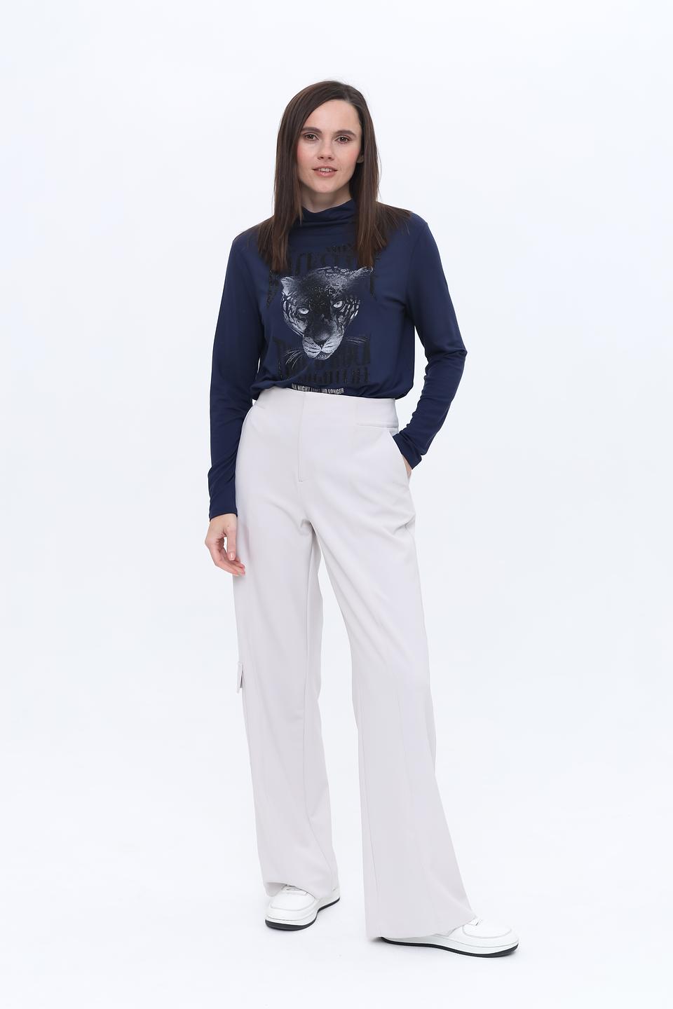 Водолазка Monari с принтом пантера