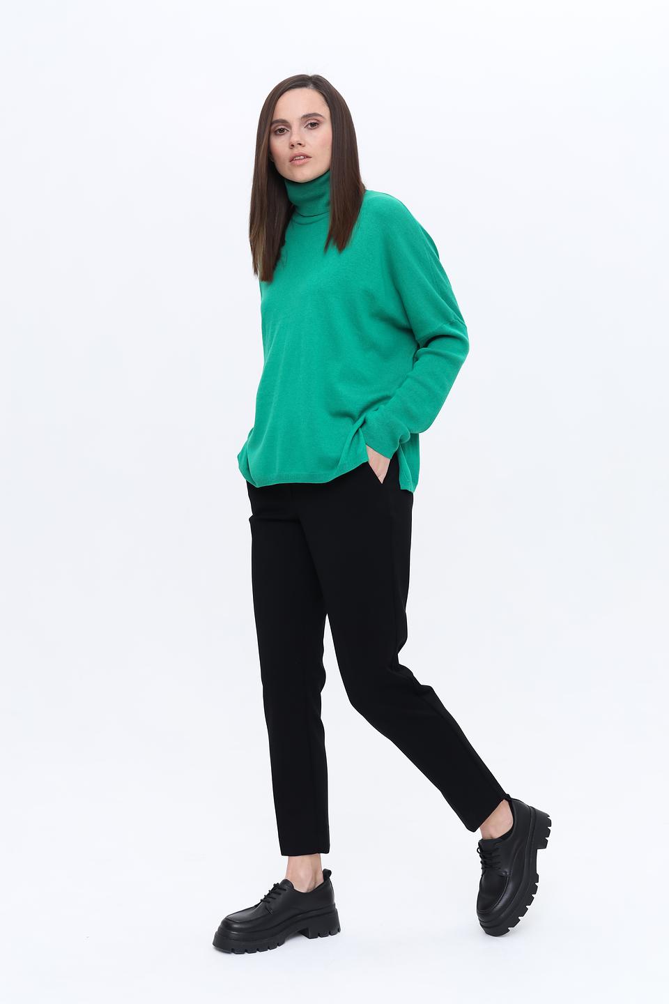 Брюки Kaos женские черные прямые